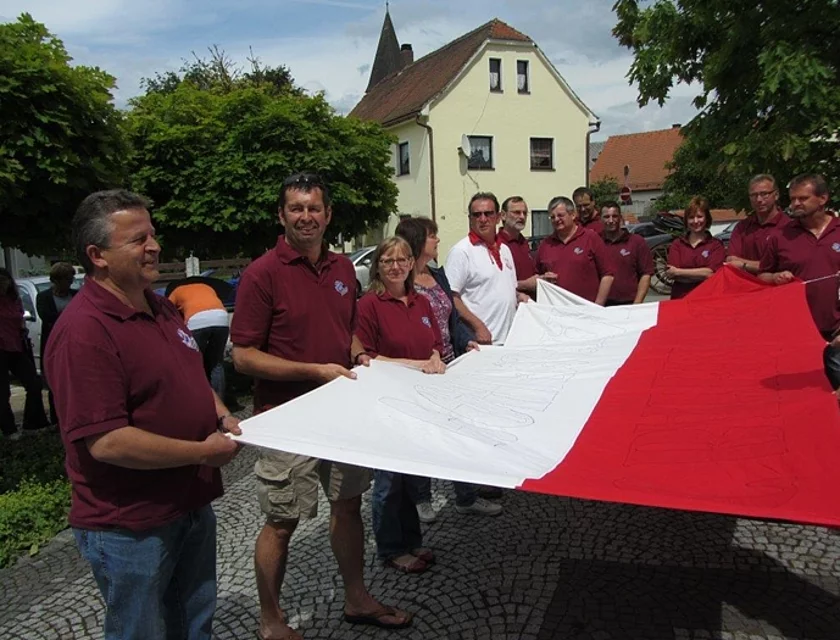 FCB Spalier Eiber — Foto