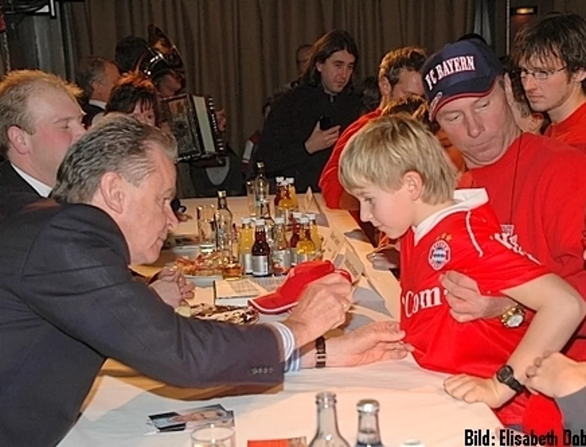 Hitzfeld Besuch — Foto