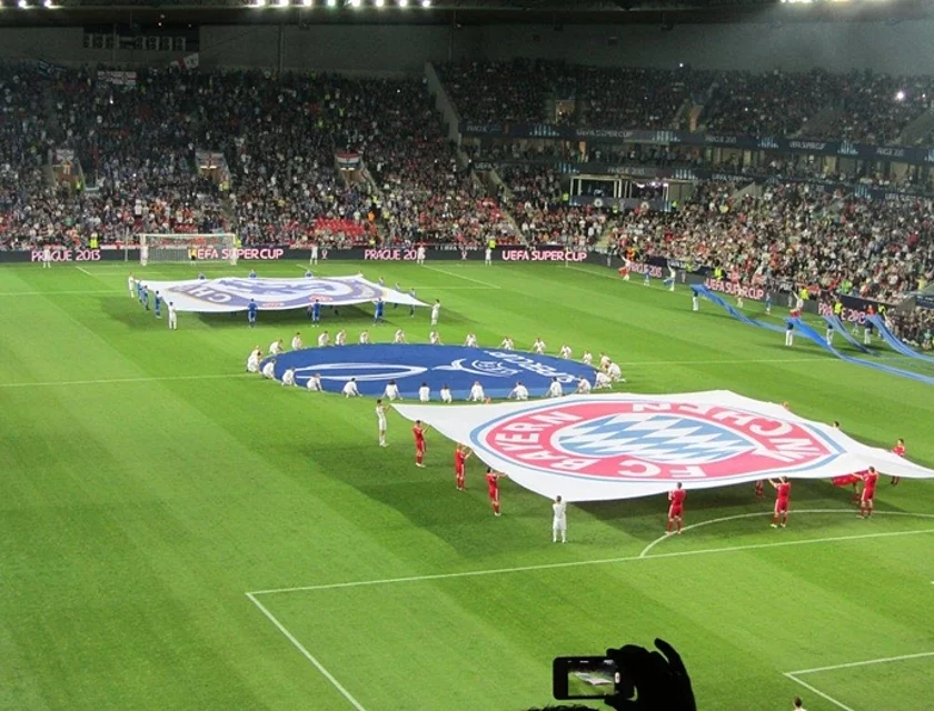 Supercup Prag Bayern Chelsea — Foto