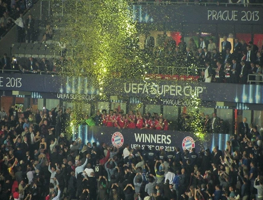 Supercup Prag Bayern Chelsea — Foto