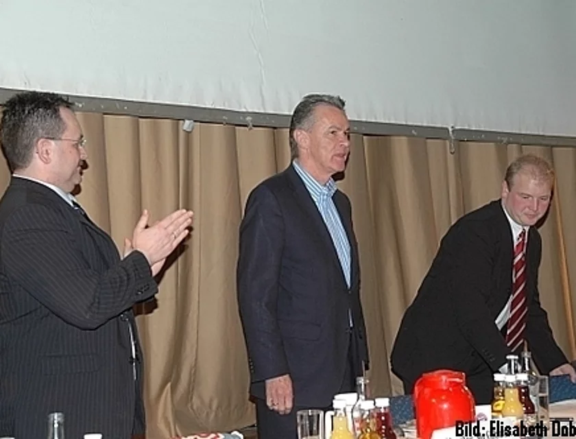 Hitzfeld Besuch — Foto