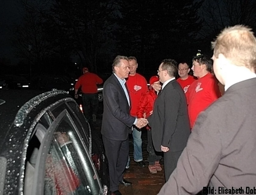 Hitzfeld Besuch — Foto