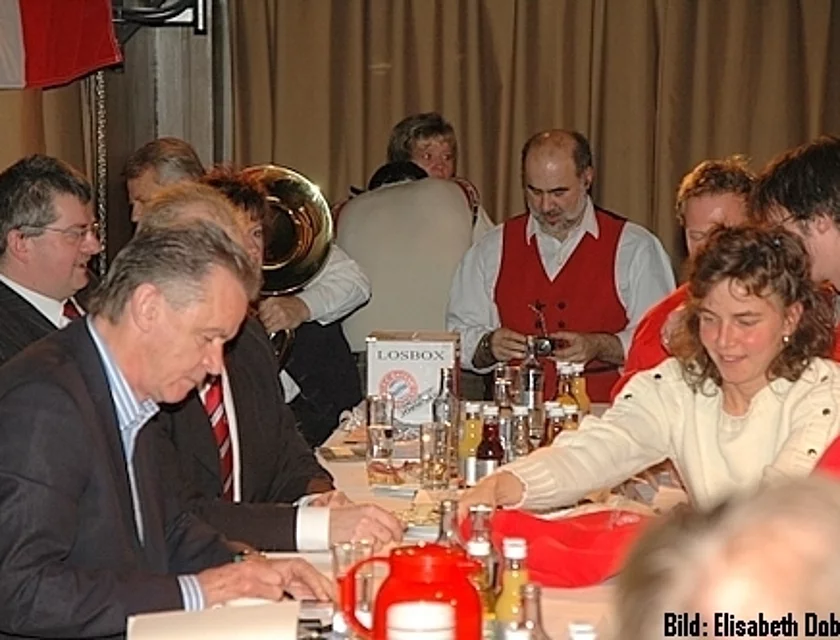 Hitzfeld Besuch — Foto