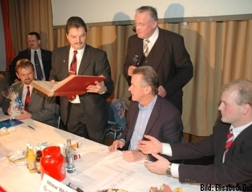 Hitzfeld Besuch — Foto