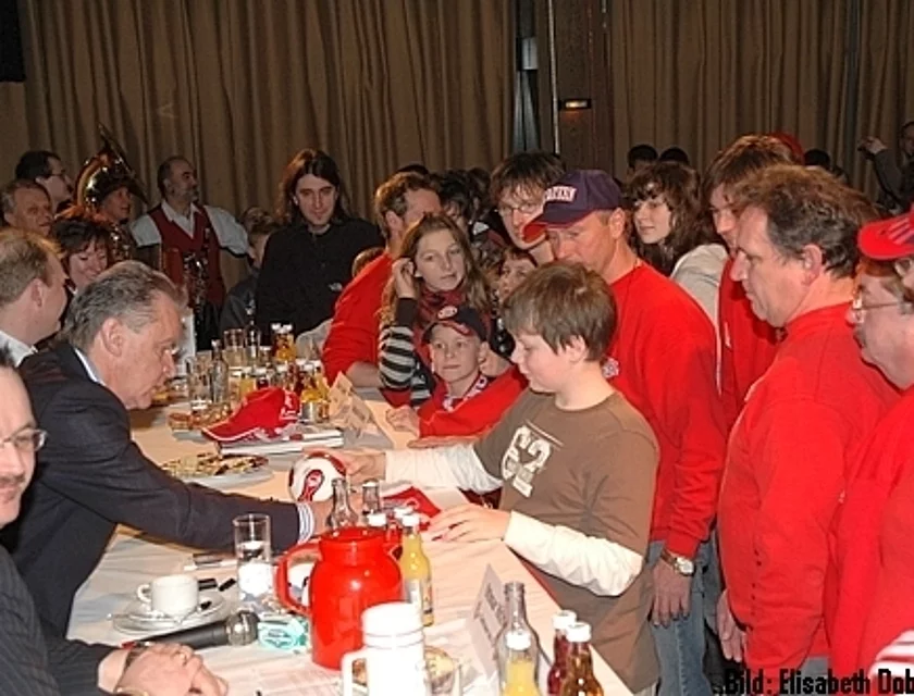 Hitzfeld Besuch — Foto