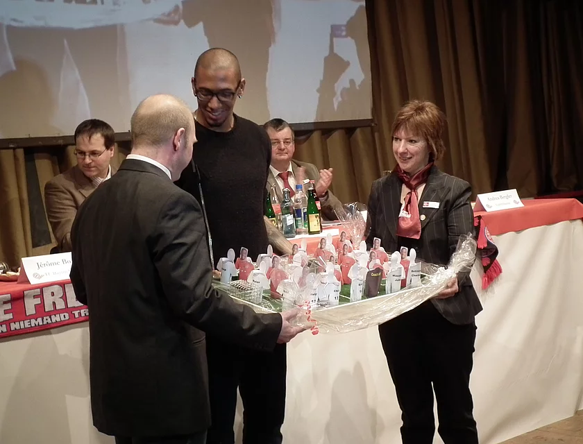 FCB Boateng Besuch — Foto