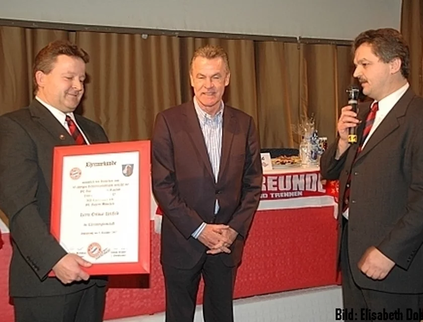 Hitzfeld Besuch — Foto