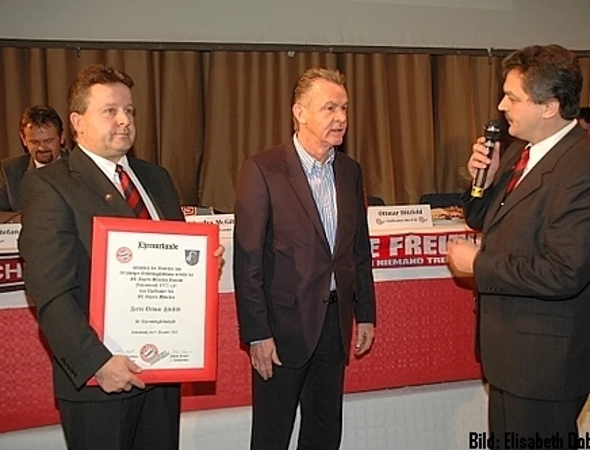 Hitzfeld Besuch — Foto