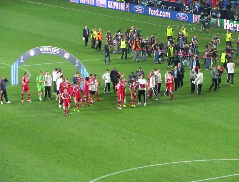 Supercup Prag Bayern Chelsea — Foto