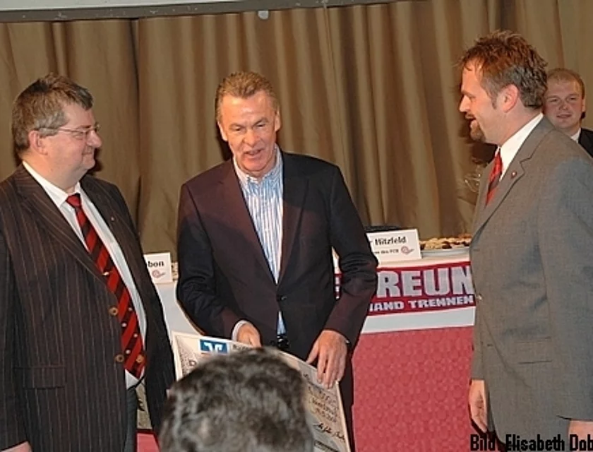Hitzfeld Besuch — Foto