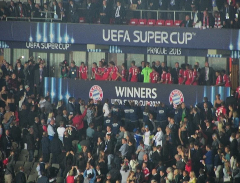 Supercup Prag Bayern Chelsea — Foto