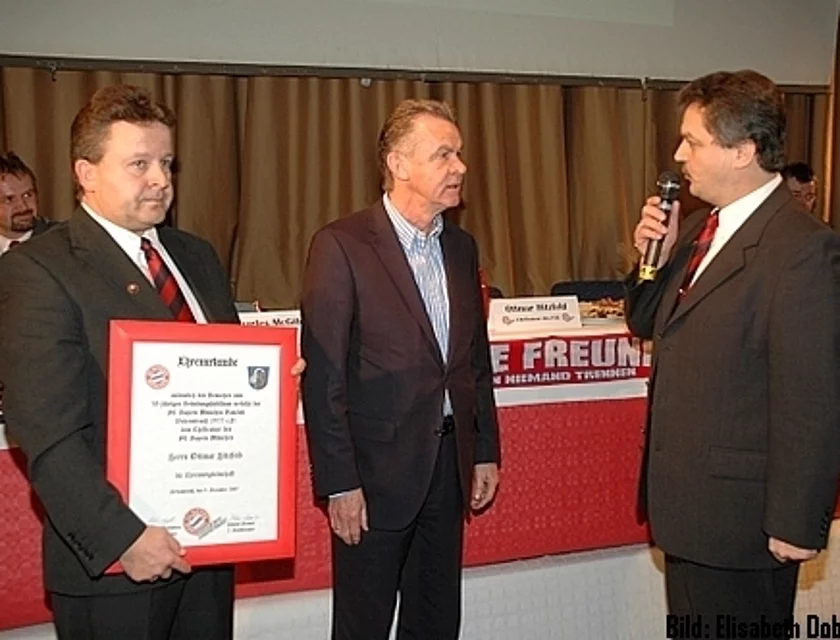Hitzfeld Besuch — Foto