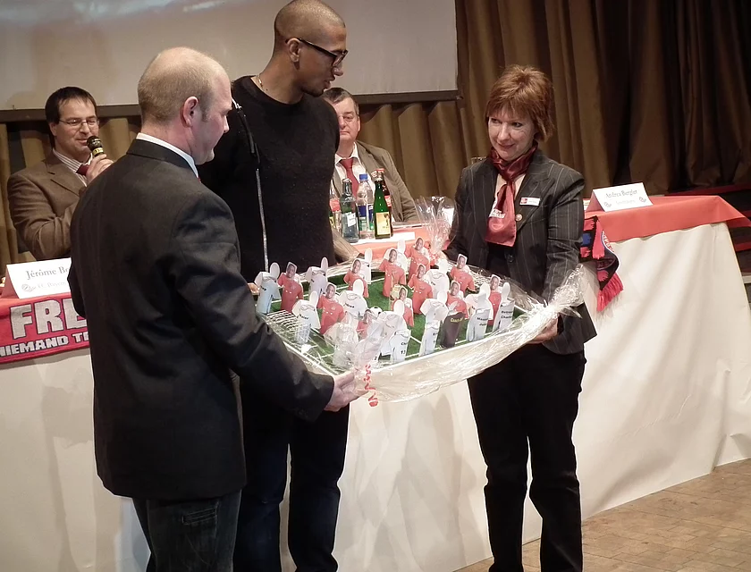 FCB Boateng Besuch — Foto