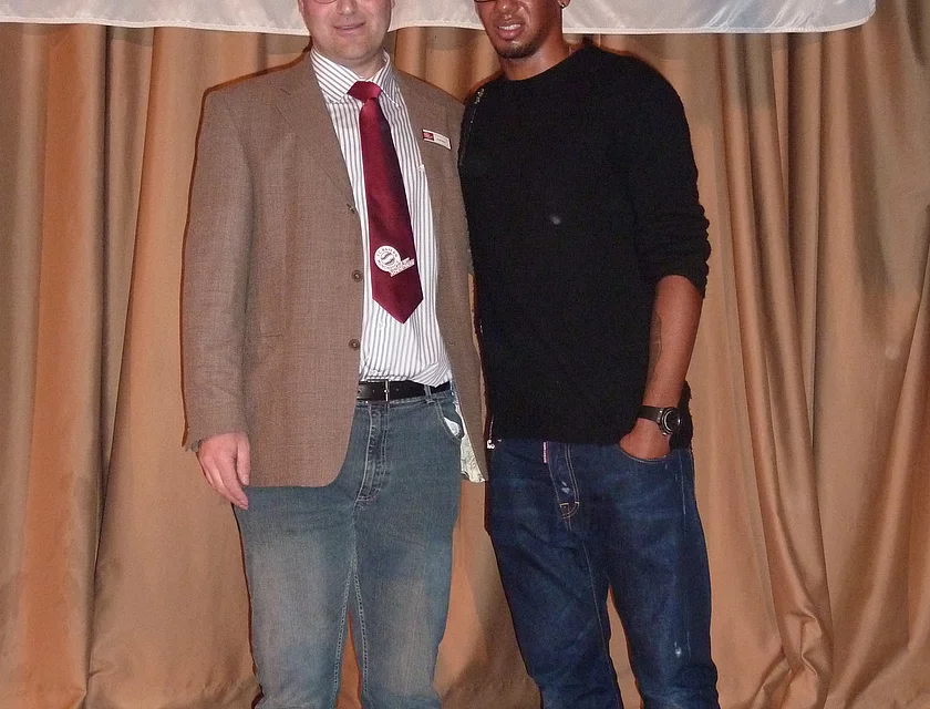 FCB Boateng Besuch — Foto