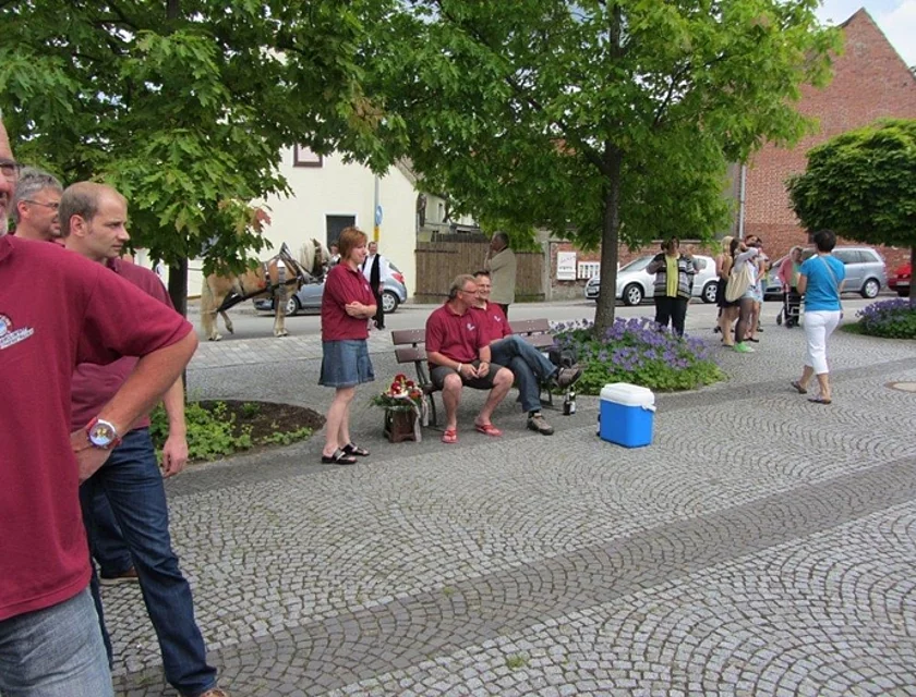 FCB Spalier Eiber — Foto