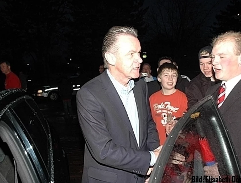 Hitzfeld Besuch — Foto