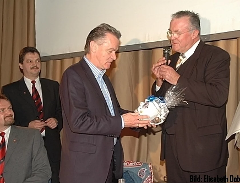 Hitzfeld Besuch — Foto
