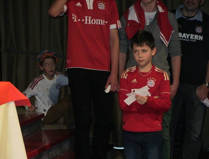 FCB Boateng Besuch — Foto