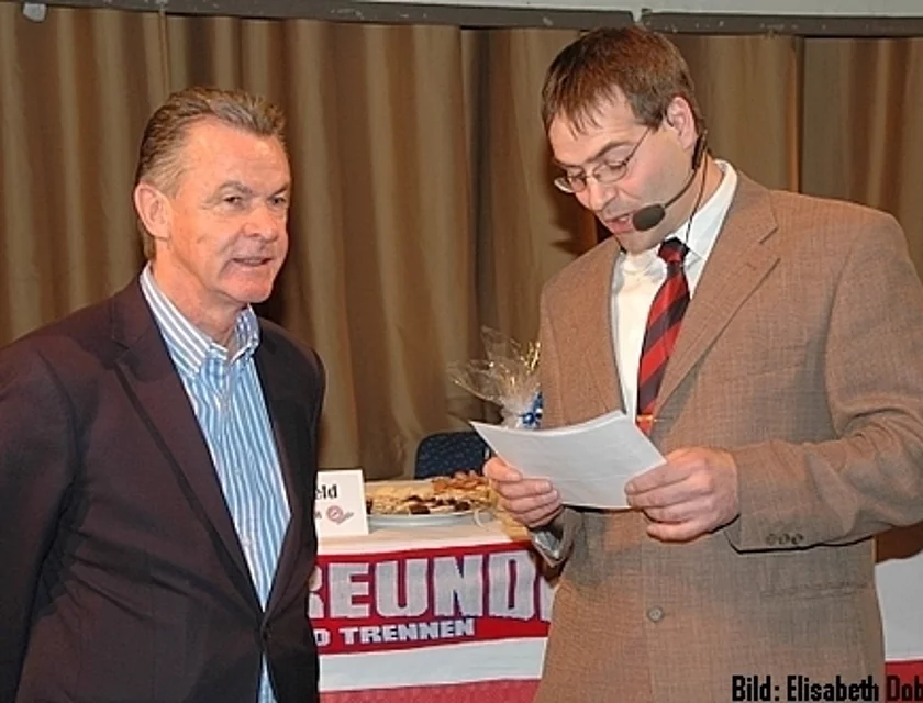 Hitzfeld Besuch — Foto