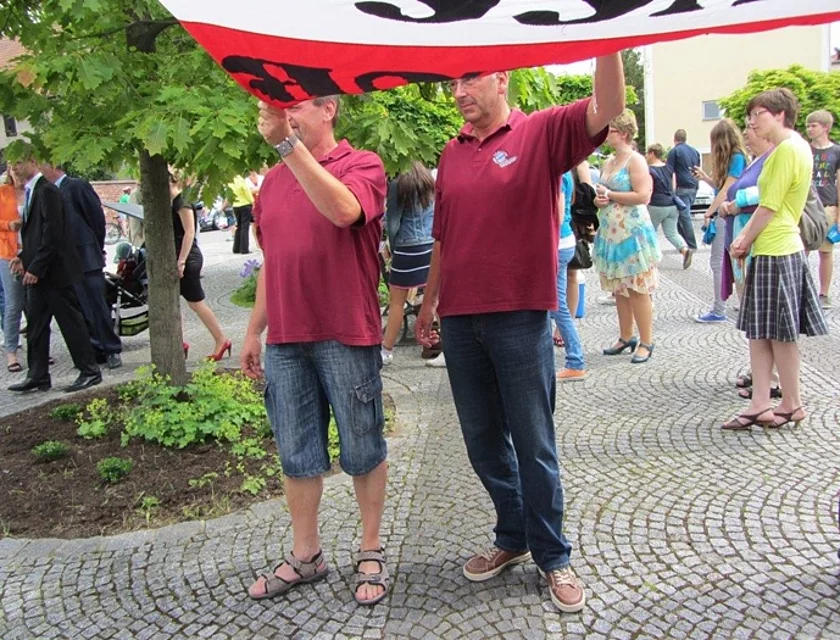 FCB Spalier Eiber — Foto