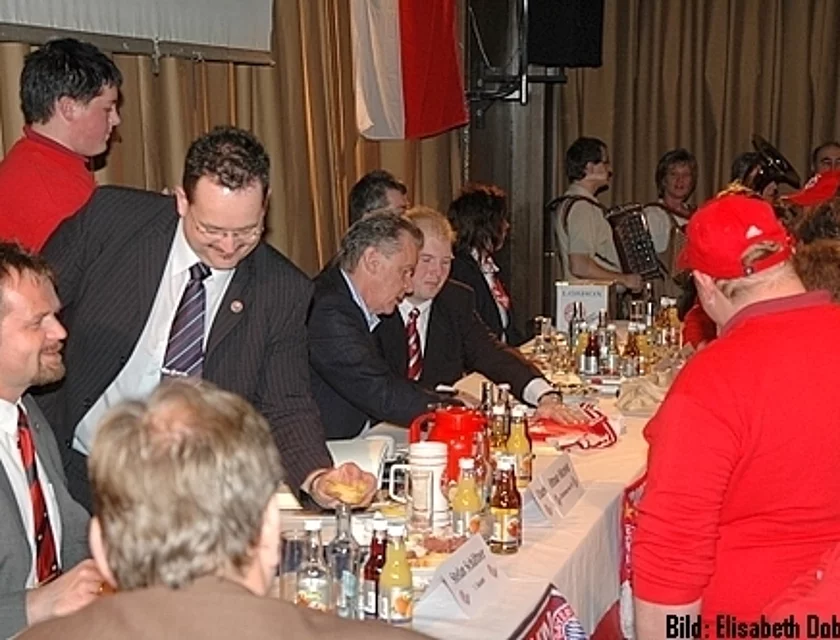 Hitzfeld Besuch — Foto