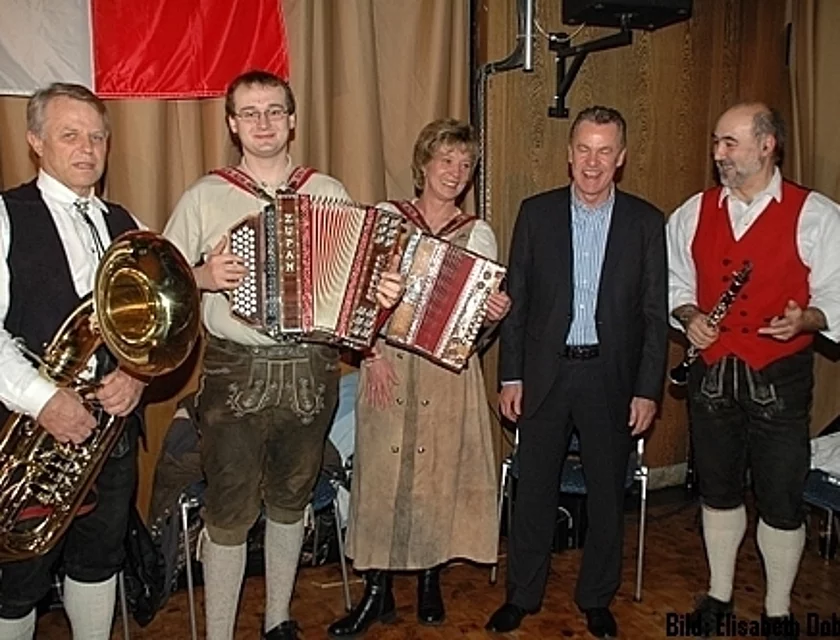 Hitzfeld Besuch — Foto