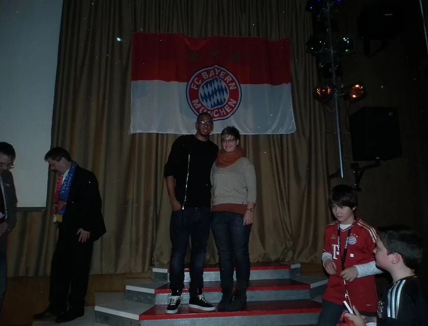 FCB Boateng Besuch — Foto