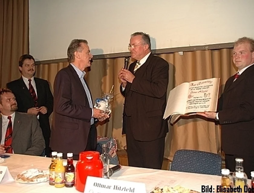 Hitzfeld Besuch — Foto