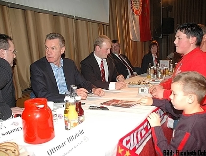 Hitzfeld Besuch — Foto