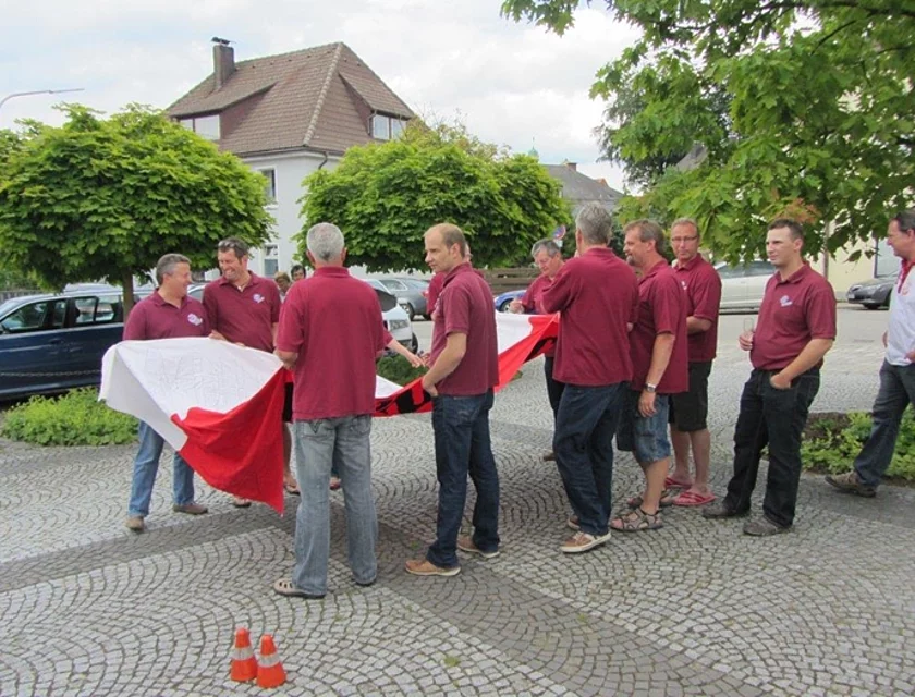 FCB Spalier Eiber — Foto