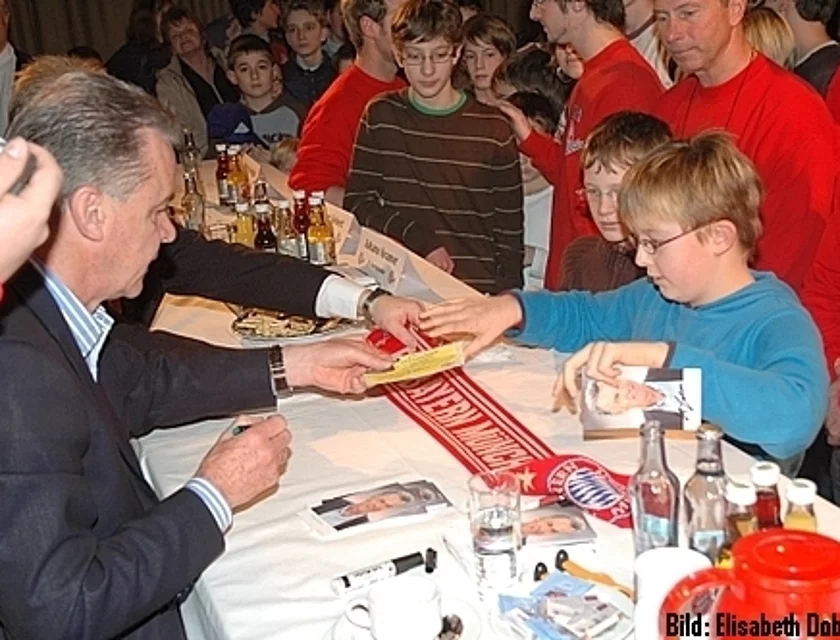 Hitzfeld Besuch — Foto