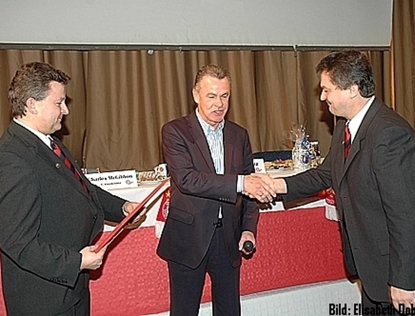 Hitzfeld Besuch — Foto